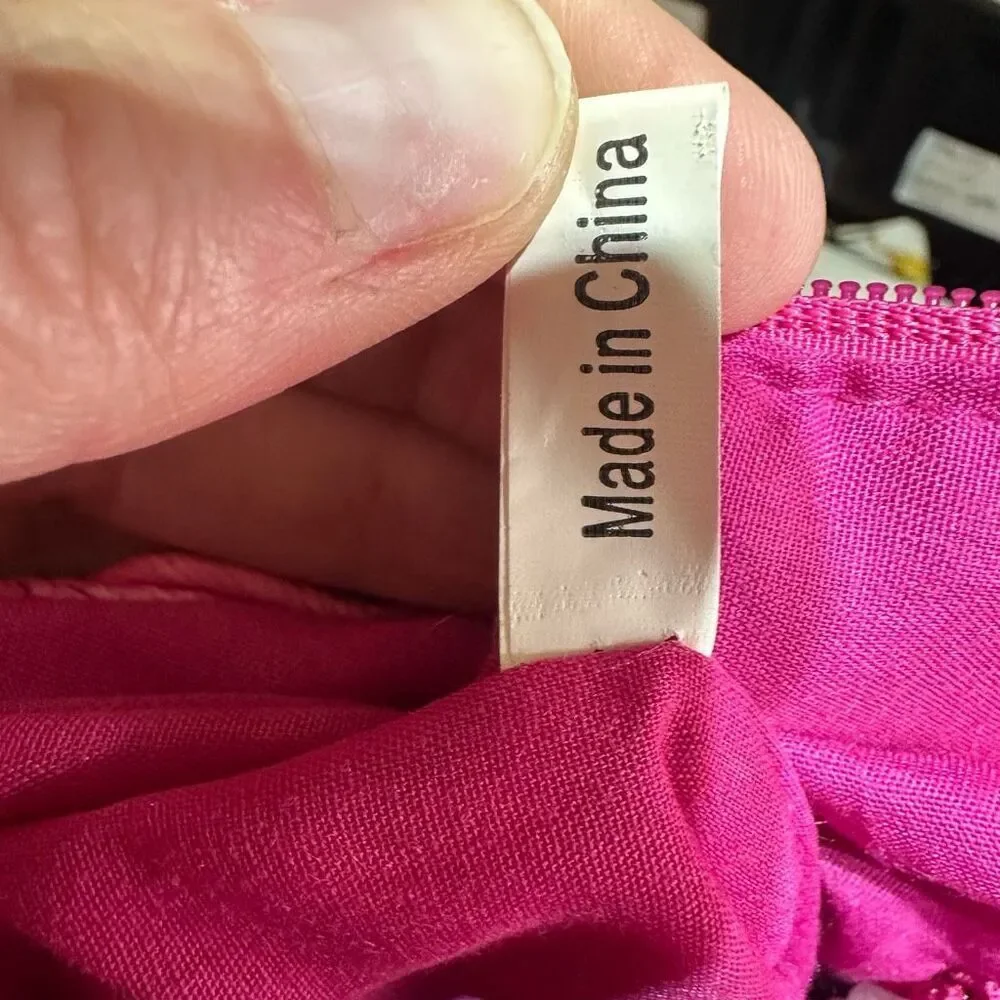 NWT Barney’s NY Pink Straw‎ Beaded Handle Tote Bag
